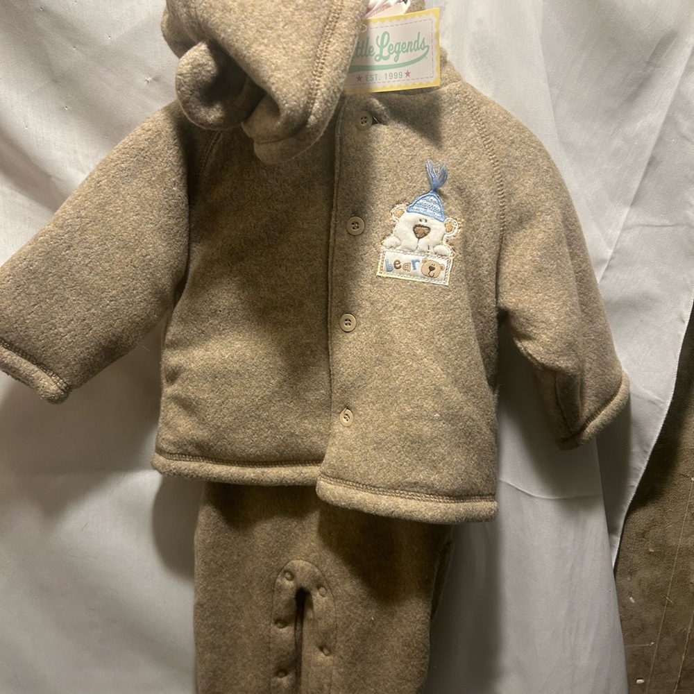 Vintage NWT Sz 3/6 mths Teddybear 3pc set